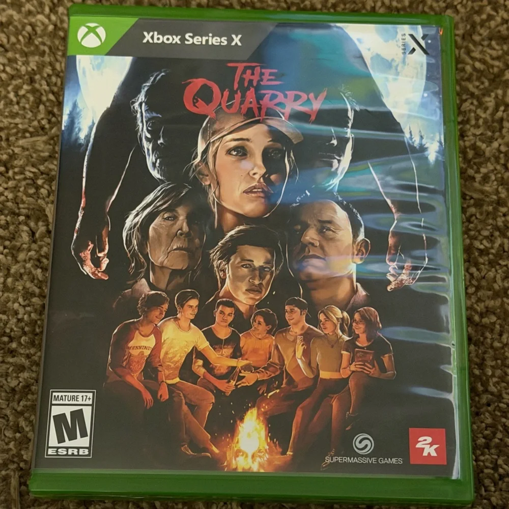 Microsoft Xbox Series X The Quarry Video Game Rated M For Mature Used Pre Owned.